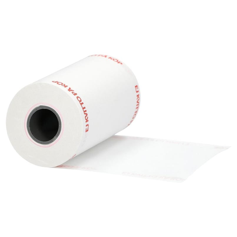 Betalterminalrulle Thermo Ej kvitto" BPA-fri 57mmx14m Ø35mm 48g, 10 st/fp