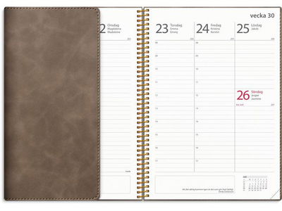 Kalender Study Twist mocca A5 25/26
