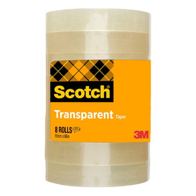 Kontorstejp Scotch 508 19mm x 66m, 8/fp