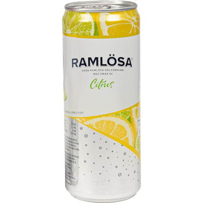 Ramlösa Citrus Burk 33cl inkl pant, 20 st/fp