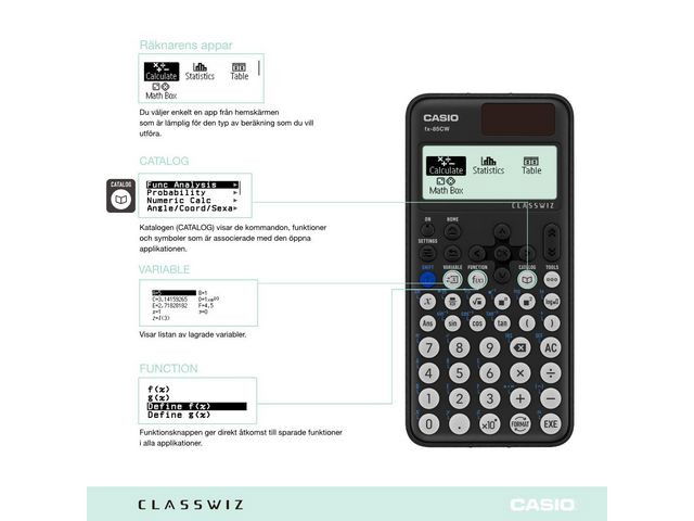 Teknisk Räknare CASIO FX-85CW