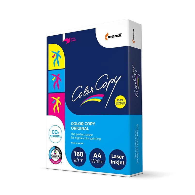 Kopieringspapper Color Copy A4 160g, 250 st/fp