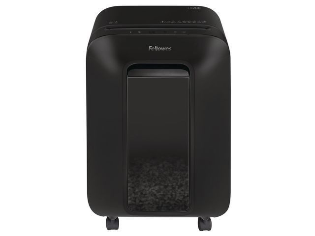Dokumentförstörare FELLOWES LX200 svart P-4