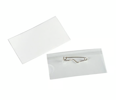 Namnskylt Med Nål 40x75mm, 50/fp