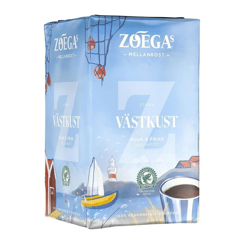 Kaffe Zoégas Västkust Brygg 450g