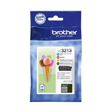 Bläckpatron Brother Valuepack LC3213VALDR CMYK