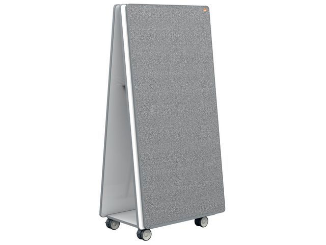 Whiteboard NOBO MoveMeet Mobil grå