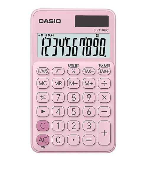 Miniräknare Casio SL-310UC rosa
