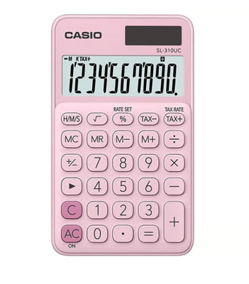 Miniräknare Casio SL-310UC rosa