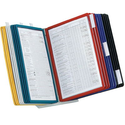 Bordsställ Durable VARIO A4 med 10 paneler Bordsställ Durable VARIO A4 med 10 paneler
