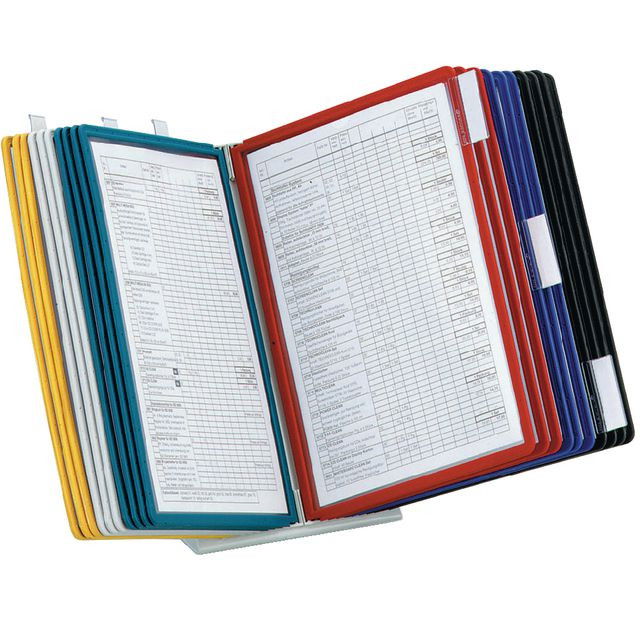 Bordsställ Durable VARIO A4 med 10 paneler Bordsställ Durable VARIO A4 med 10 paneler