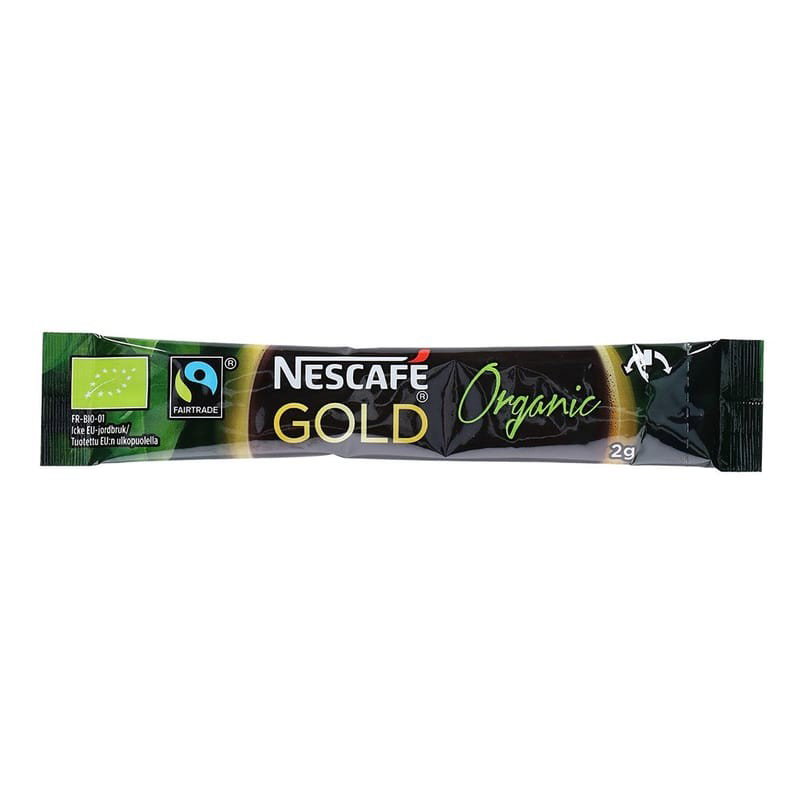 Nescafé - Snabbkaffe Gold Sticks Organic 2g, 300/fp