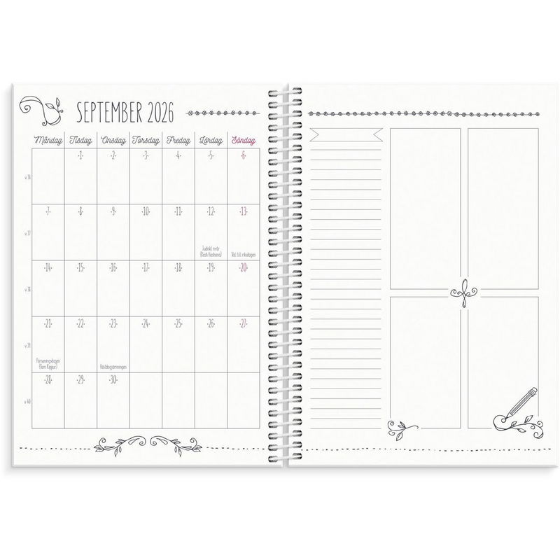 Kalender Doodle 2026