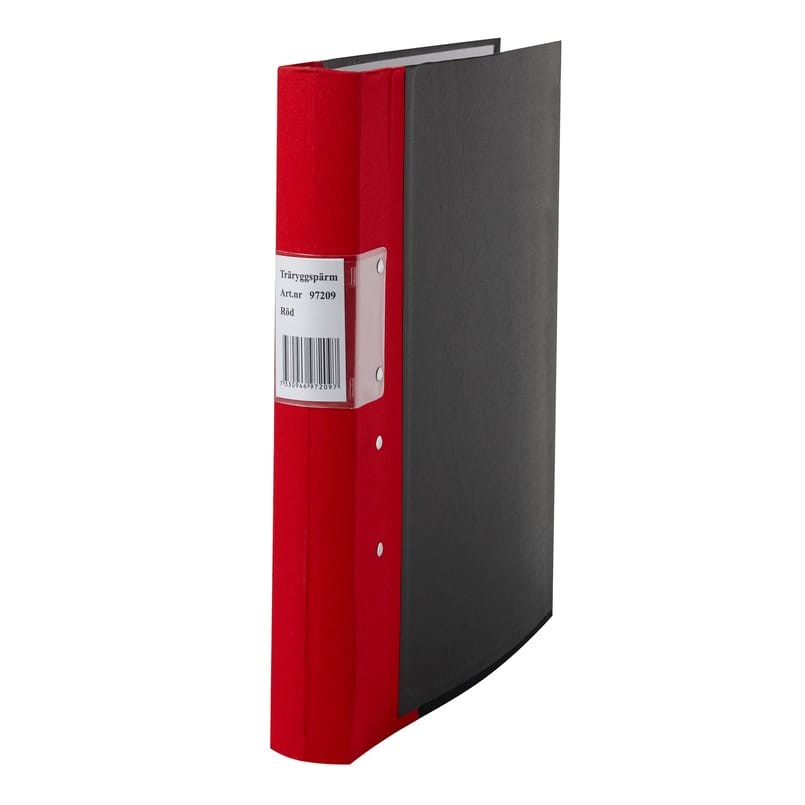 Träryggspärm A4 40mm Röd