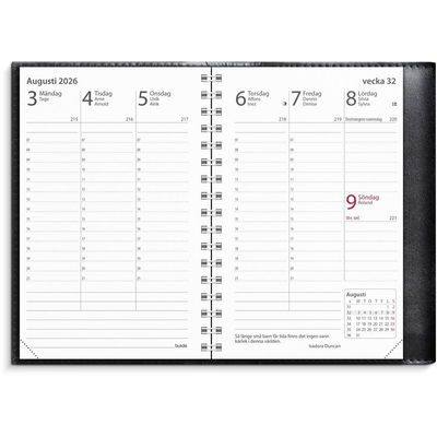 Kalender Prestige de luxe 2026 svart Kalender Prestige de luxe 2026 svart