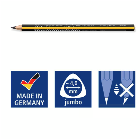 Blyertspenna Staedtler Noris Jumbo 119 HB, 72/fp