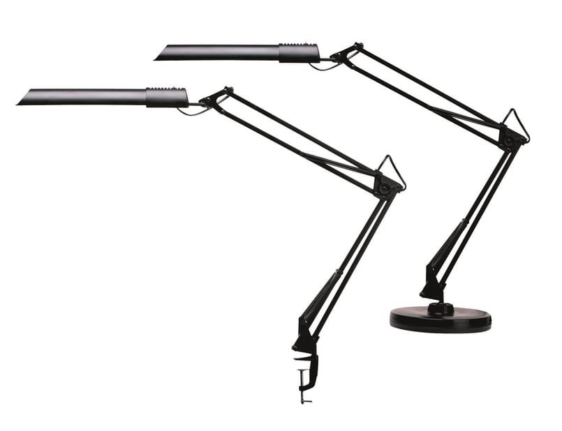 Bordslampa Unilux Swingo Led med bordsklämma och bordsfot svart