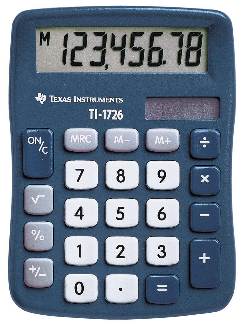 Miniräknare Texas Ti-1726