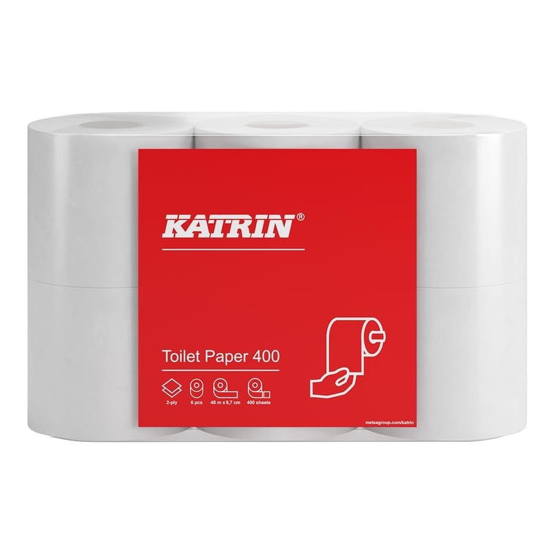 Toalettpapper KATRIN Classic 400ark 2-Lagers, 42/fp