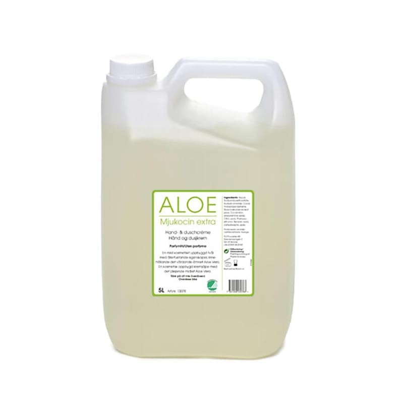 Flytande Tvål PLS Mjukocin Extra Aloe oparfymerad 5L