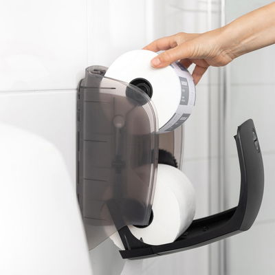 Dispenser Toalettpapper Katrin System Svart