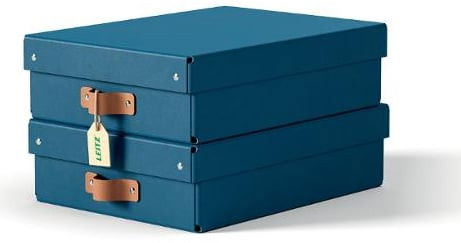 Förvaringslåda Leitz Puro 8L blå, 2/fp