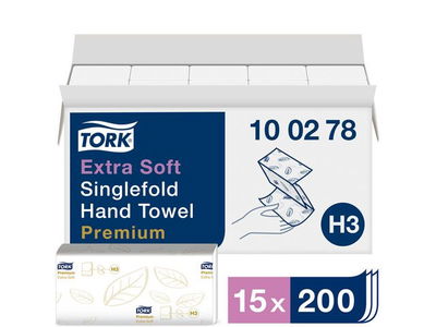 Pappershandduk Tork H3 Premium, 3000/fp