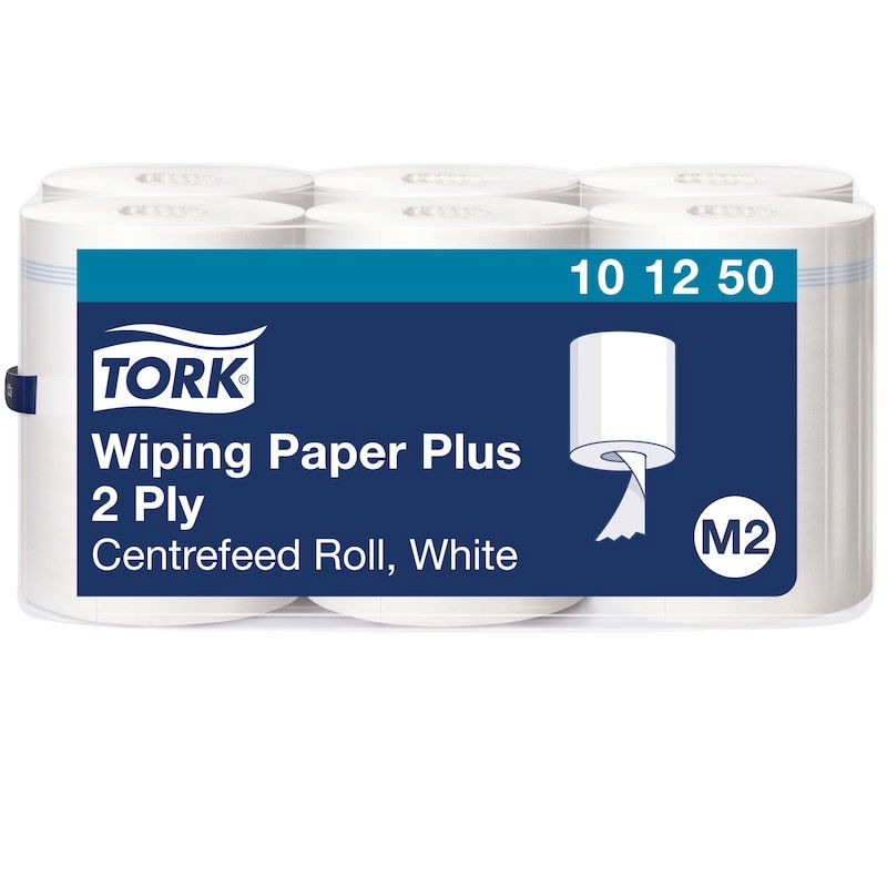 Torkrulle Tork M2 Advanced Plus 2-lag Vit 245mmx160m, 6/fp