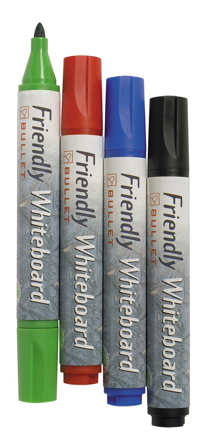 Whiteboardpenna Friendly konisk, 4 st/fp