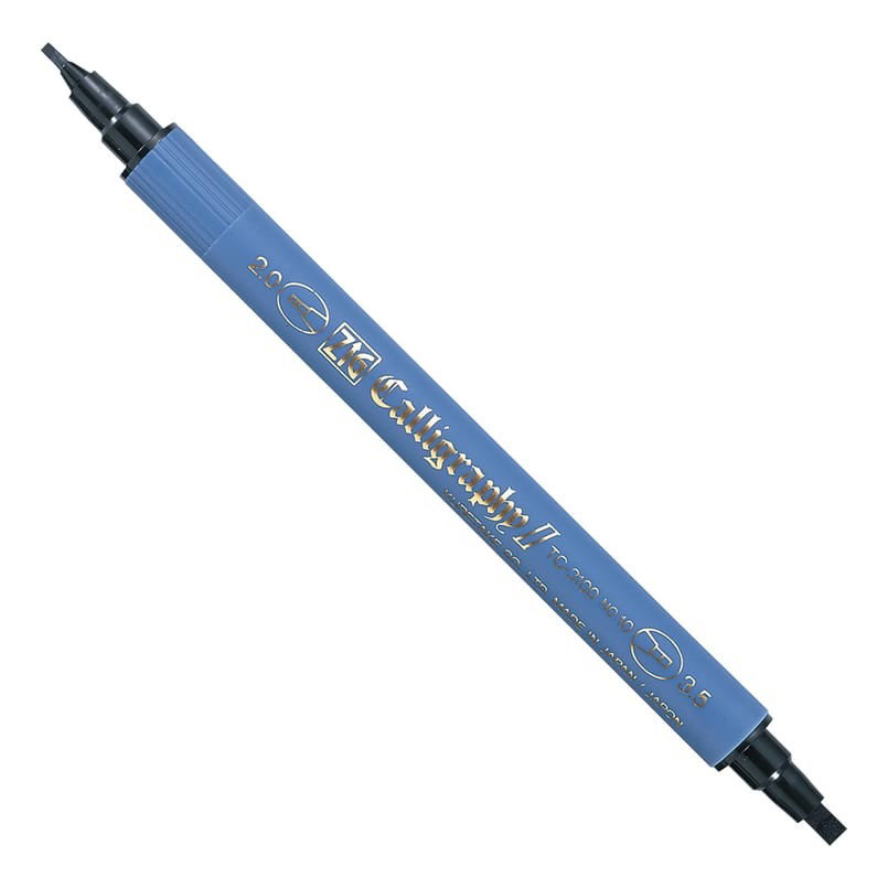 Kalligrafipenna Zig dubbel spets, svart