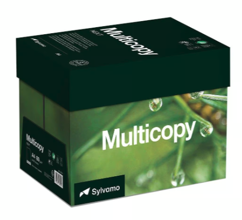 Kopieringspapper Multicopy Next A4 80g OHÅLAT, 5x500/krt