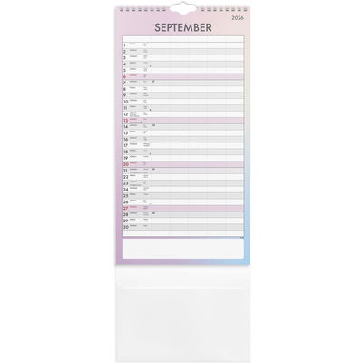 Familjekalender 2026 Tydlig