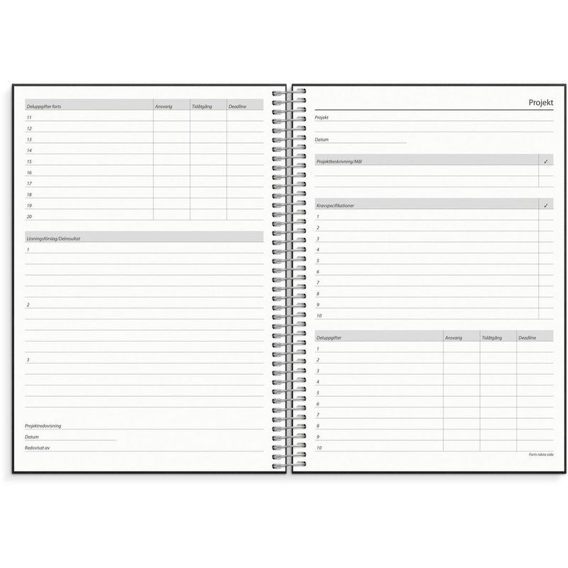 Kalender Business VIP 2026 svart