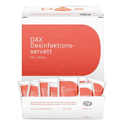 Handdesinfektion Dax Servetter 220x140mm, 250fp