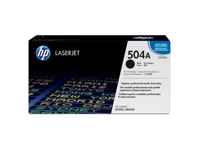 Toner HP CE250A 504A 5K svart Toner HP CE250A 504A 5K svart