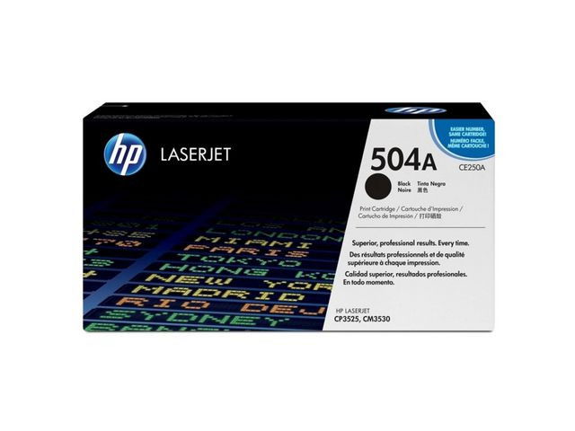 Toner HP CE250A 504A 5K svart Toner HP CE250A 504A 5K svart