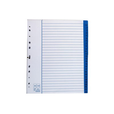 Pärmregister papper 1-52 A4, 5 st/fp
