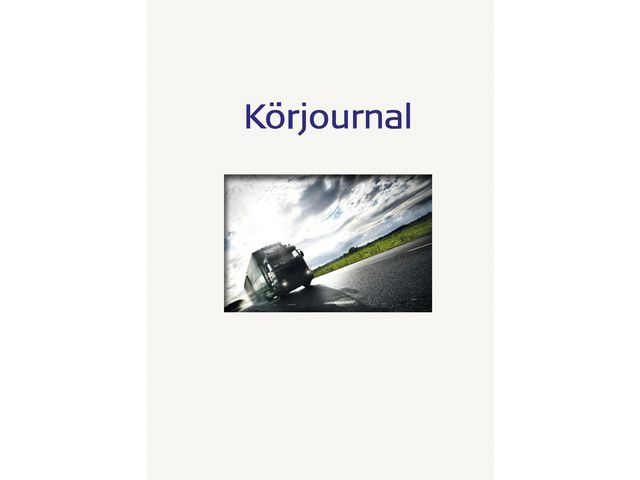 Körjournal häfte 32 sidor A5