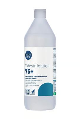 Ytdesinfektion Kiilto Pro 75+ 1L