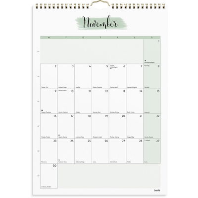 Väggkalender Life Organizer 2026