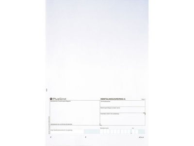 Standardblankett talong Plusgiro 250/fp