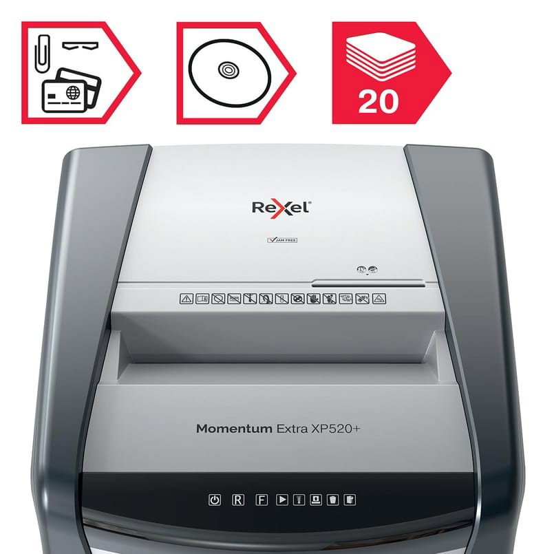 Dokumentförstörare Rexel Momentum Extra XP520+ P5