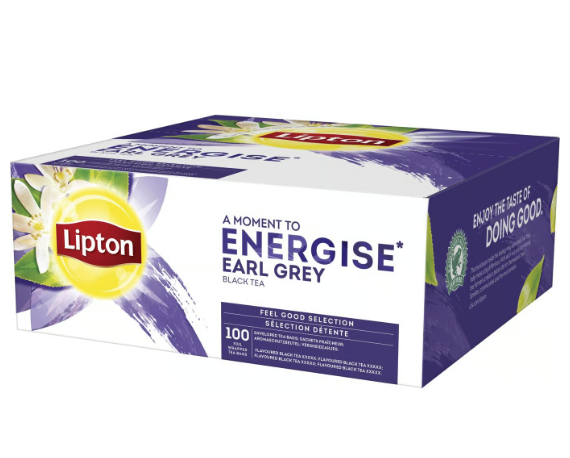 Te Lipton Energise Earl Grey, 100/fp