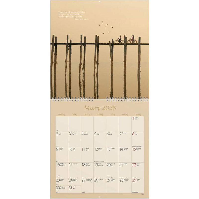 Väggkalender Carpe Diem 2026