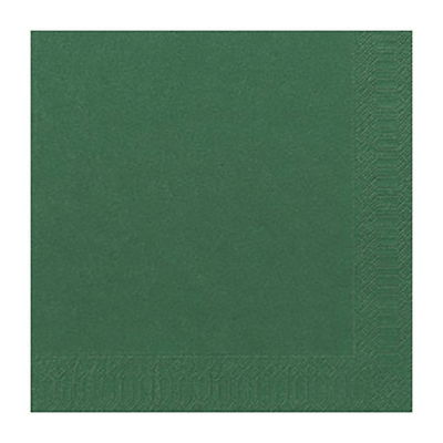 Servett Duni 3-lag Mörkgrön 33x33cm, 125 st/fp