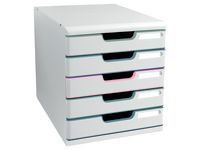 Blankettbox Modulo A4 Autentik 5låd. vit