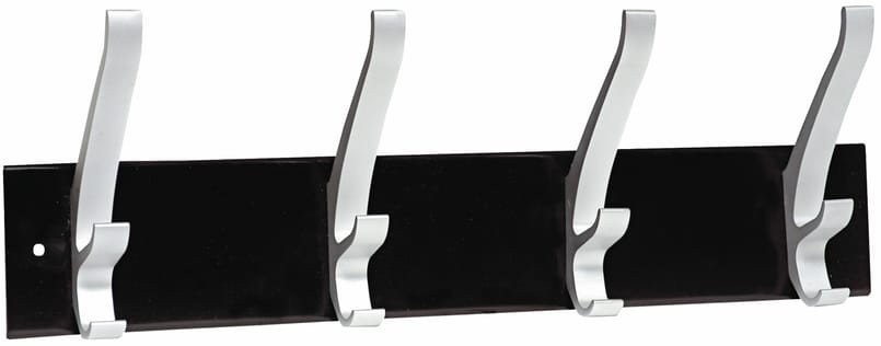 Klädhängare Unilux Cypres 4 krokar silver