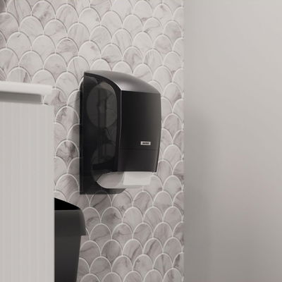 Dispenser Toalettpapper Katrin System Svart