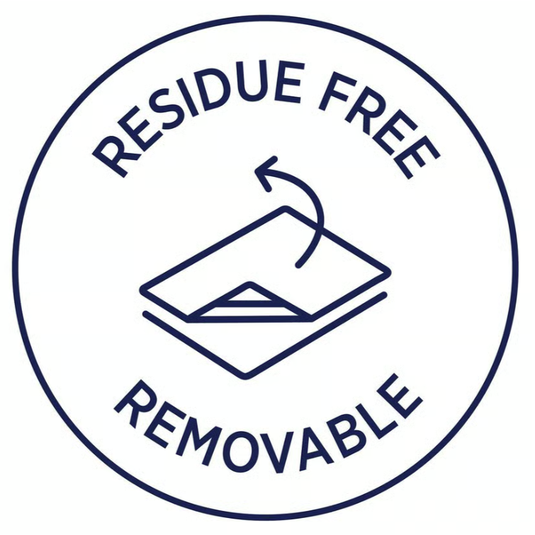 Namnskyltar Avery Sidenmaterial Avtagbara Vit 80x50mm,  200/fp