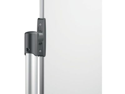 Whiteboard dubbelsidig mobil NOBO stål 150x120cm